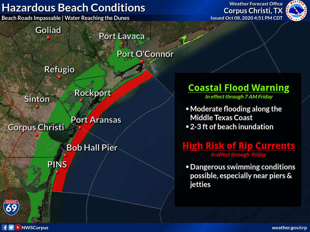 Coastal flooding forecast